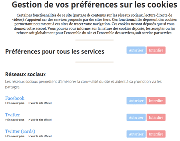 RGPD : Gérer ses préférences de cookies et traceurs